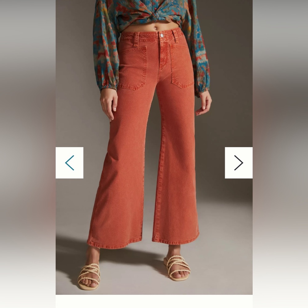 Anthropologie Pilcro carpenter pants, in Ivory.  Sold out!